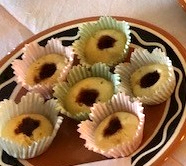 Homemade cookies in paper cups