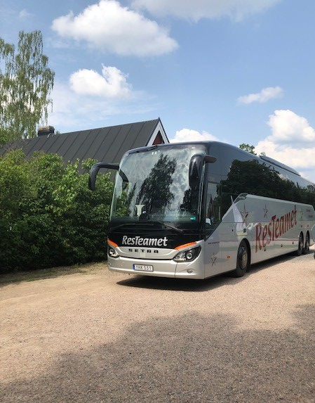 RestTeamet turistbuss