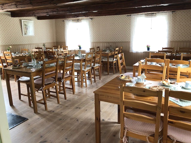 Rustic café dining room interior